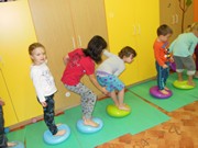 Cvičení zdravá dětská noha ve školce